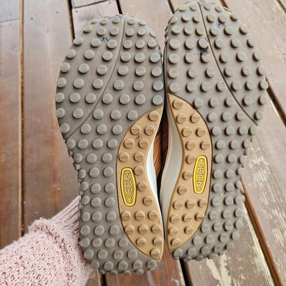 KEEN Women's Leather Trail Sneakers Size 8.5  Brown Lace-Up Athletic Outdoor - Picture 5 of 6